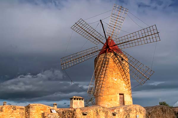 Uno de los molinos que podemos ver en Algaida