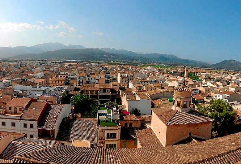 Población de Sa Pobla en Mallorca