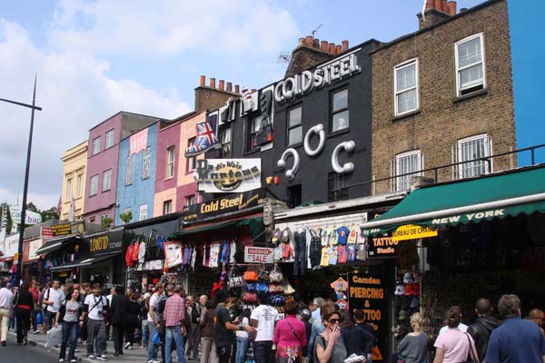 Mercado de Camden Town en Londres