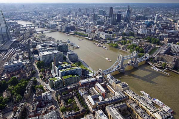 Imagen de la zona centro de Londres