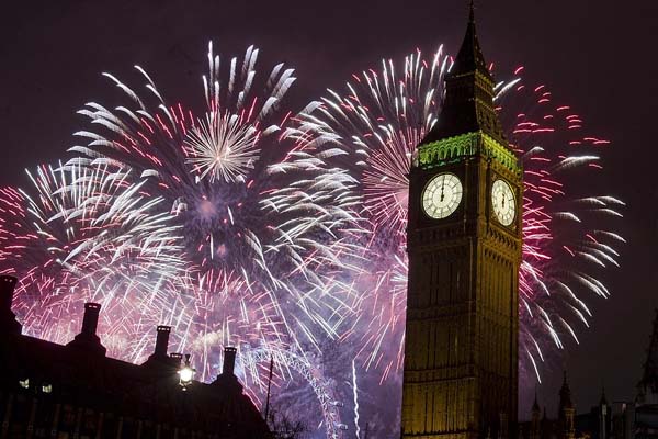 Fiesta de año nuevo o fin de año en Londres