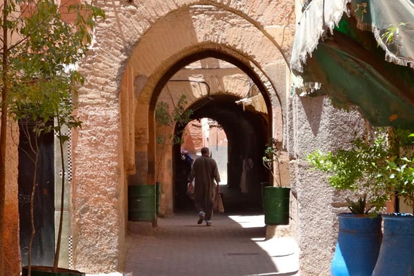 Calle de la Medina de Marrakech