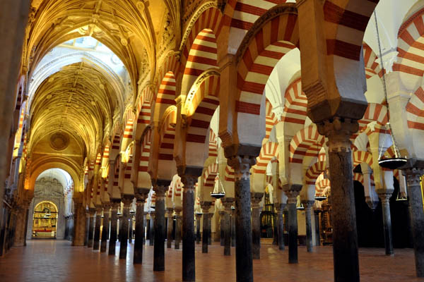 Columnas del interior de la Mezquita