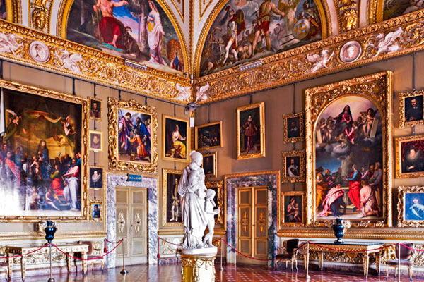 Interior de uno de los museos de Florencia