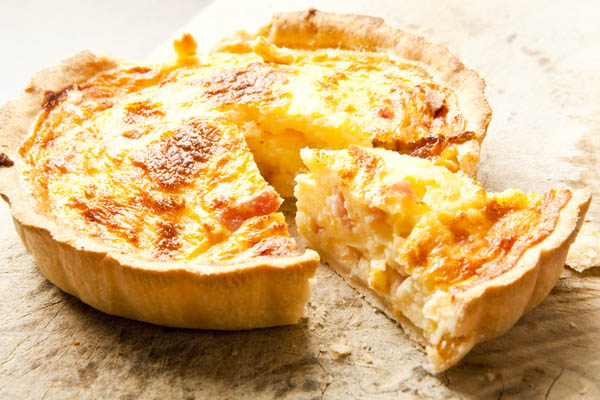 Típica quiche lorraine