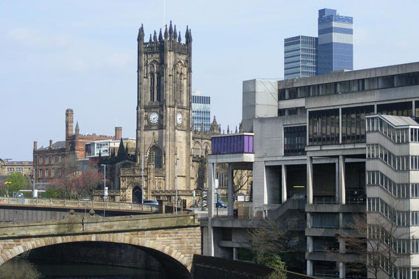 Ciudad inglesa de Manchester