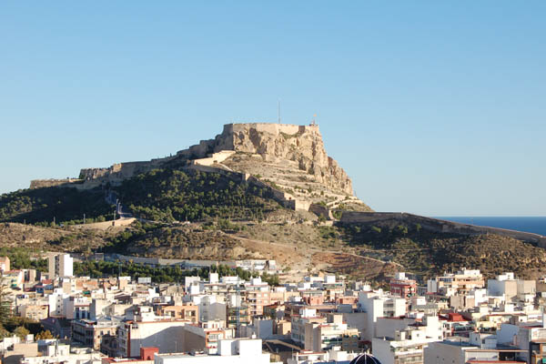 Castillo de Santa Bárbara en Alicante