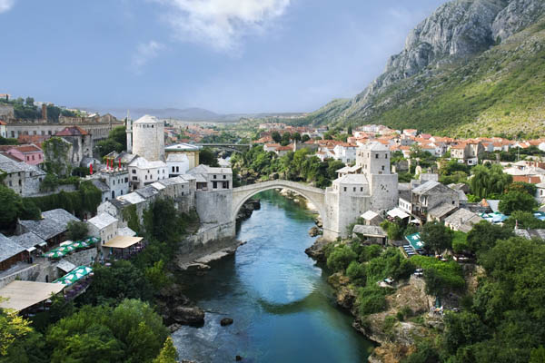 Puente de Mostar, en Bosnia y Herzegovina