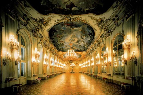 Interior de este puplar palacio de Viena