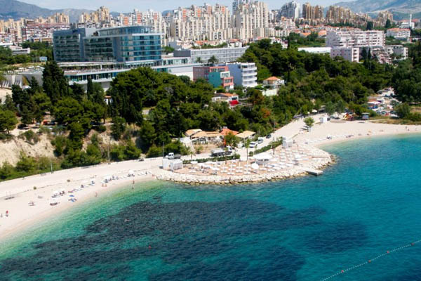 Playa de la ciudad de Split