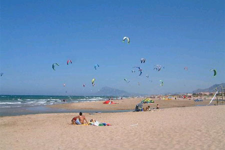 La playa de Oliva una de las mejores de Valencia