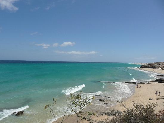 Vista de la playa de Pájara