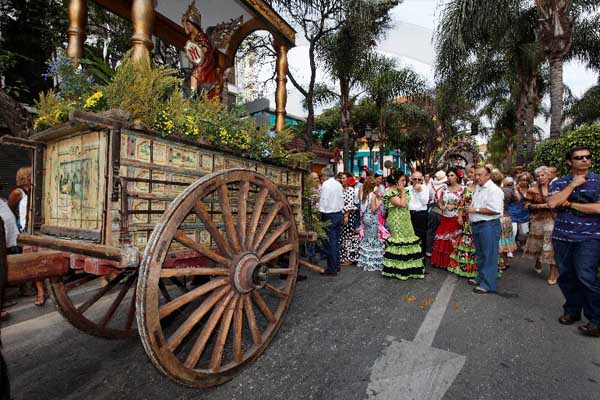 Uno de los actos de las fiestas de San Miguel