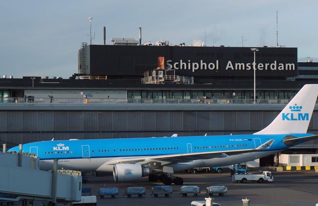Aeropuerto de Schipol en Ámsterdam, para comunicarte con otras ciudades