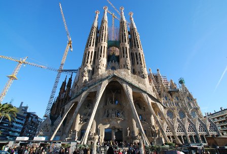Sagrada familia en Barcelona
