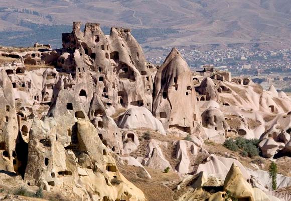 Casas subterráneas en Capadocia