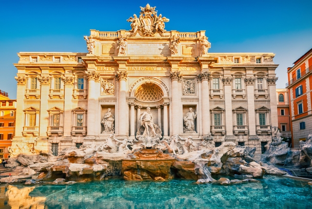 Fontana de Trevi en Roma