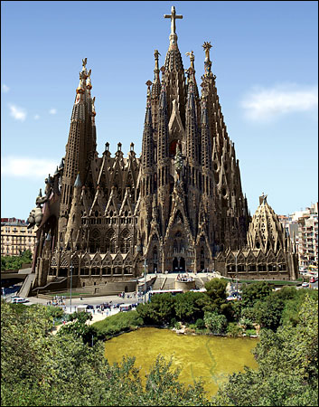 Vista de la Sagrada Familia 