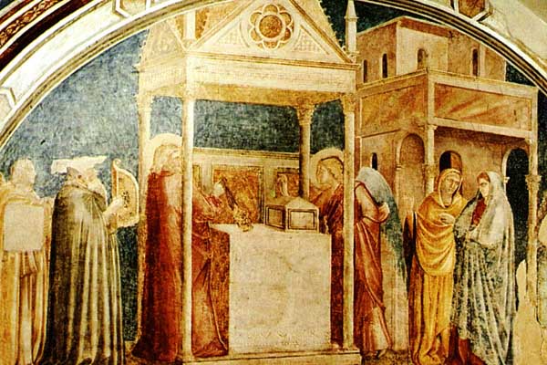 Fresco en la capilla de Giotto