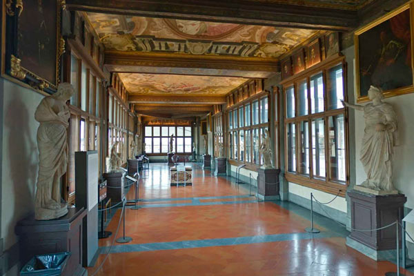 Galería Uffizi en Florencia