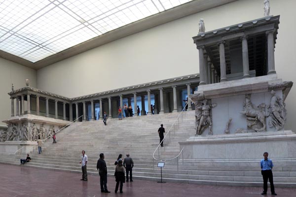 En el interior del museo de Bérgamo encontraremos numerosas representaciones del período Helenístico