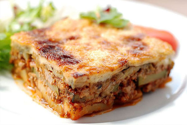 Moussaka típica de Grecia