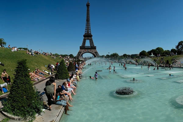 París durante los meses de verano