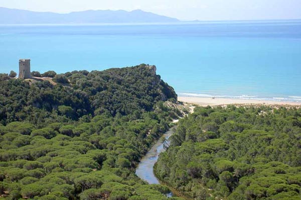 Parque de Uccellilna o de Maremma en Toscana