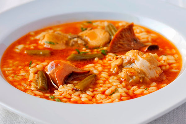 Uno de los exquisitos platos de arroz típico de Mallorca