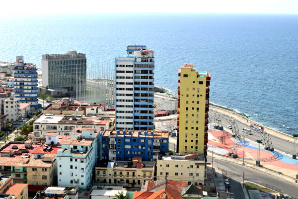 Apartamentos en la playa de El Vedado de Cuba, en La Habana