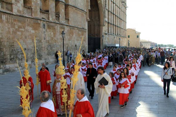 Procesión en Mallorca