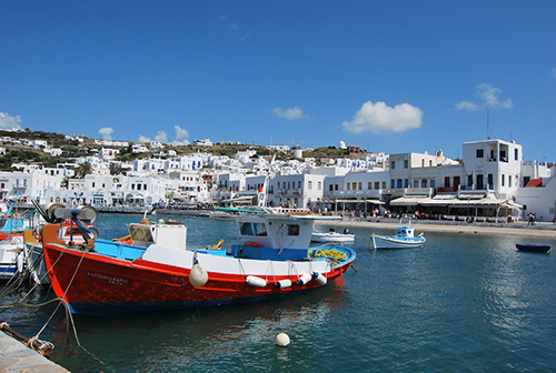 Puerto de Mykonos