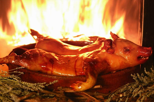 Cochinillo en el Restaurante Portic