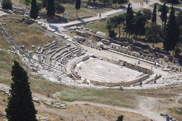 El Teatro de Dionisio en Atenas