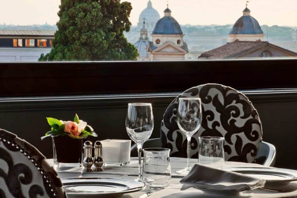 Terrazza dell’Eden, restaurante de lujo en Roma