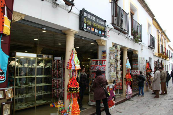 Ejemplo de tienda de una zona comercial de la ciudad