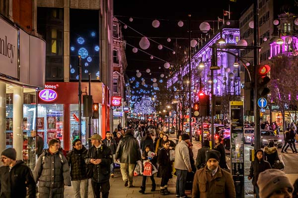 Tiendas en Oxford Street